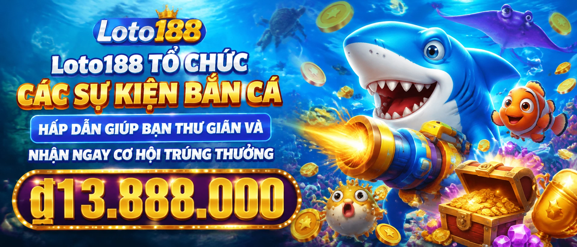 Hình ảnh Bắn Cá đại dương với giao diện phù hợp mobile web
