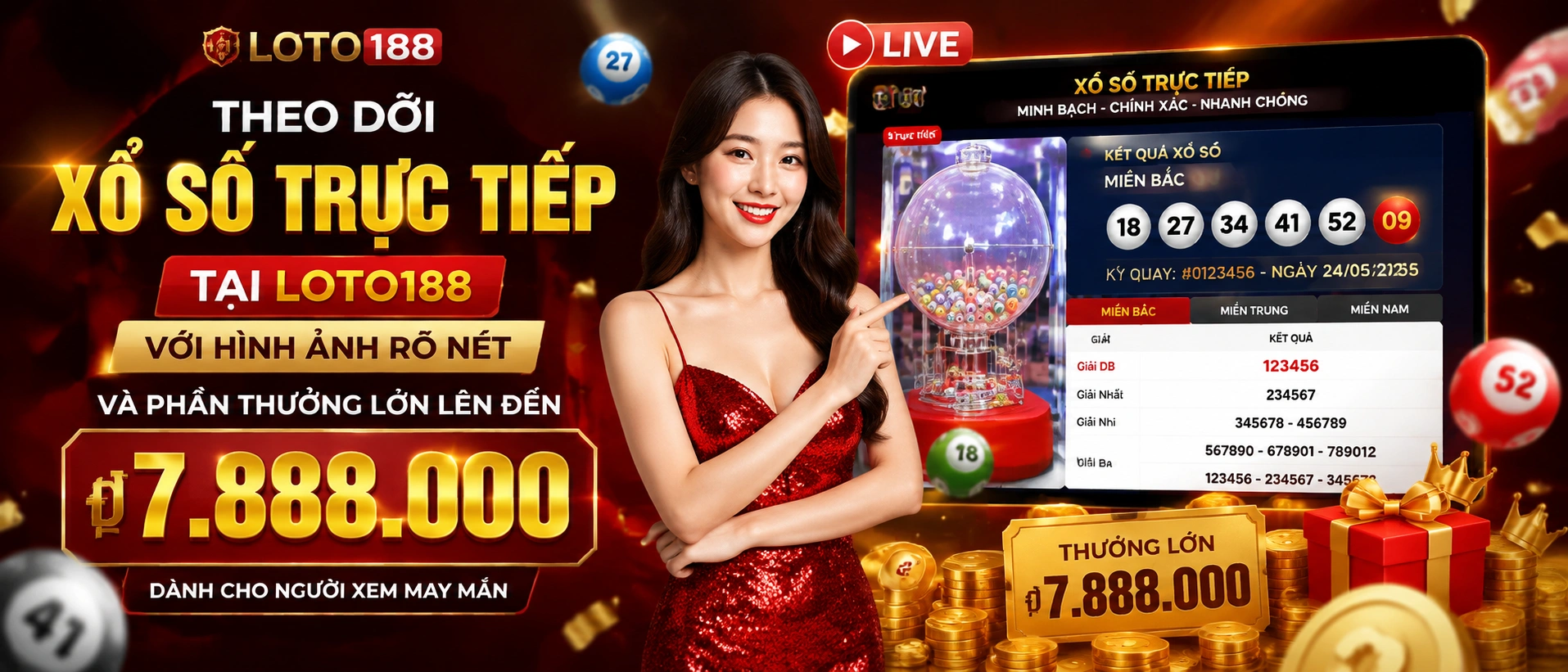 Khu vực xổ số và kết quả nhanh trên loto188.com.bz