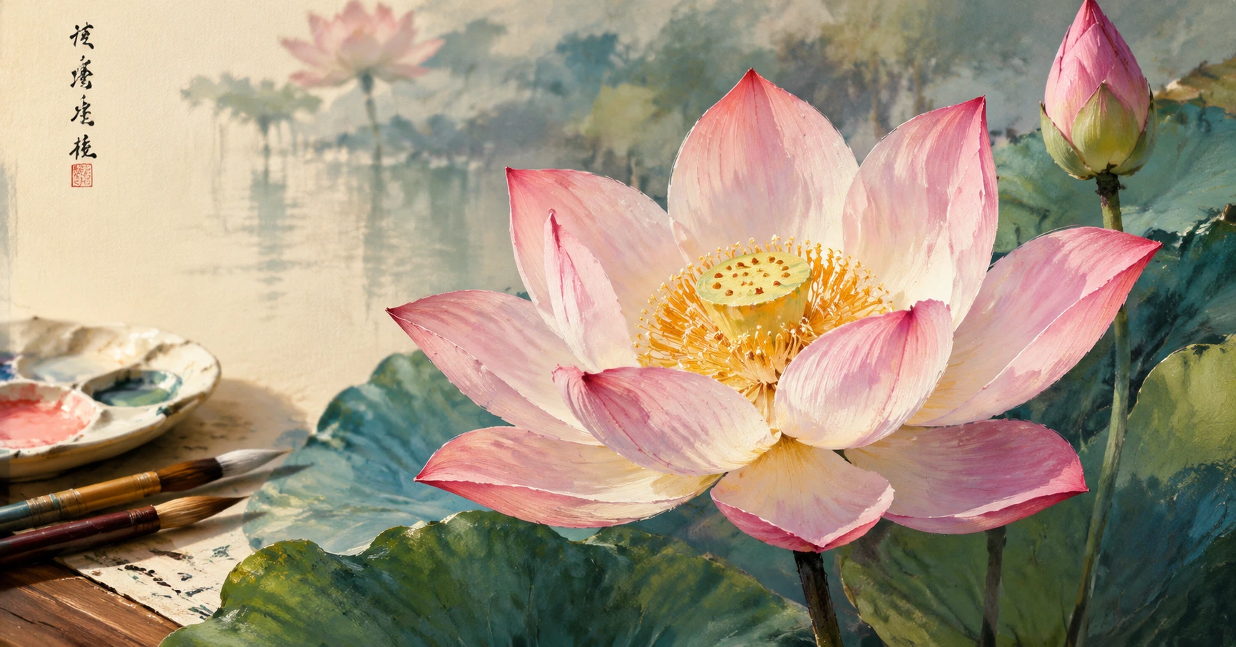 Fiore di loto dipinto: Nghệ thuật và ý nghĩa tinh tế - image 3 Fiore di loto dipinto: Nghệ thuật và ý nghĩa tinh tế - image 3